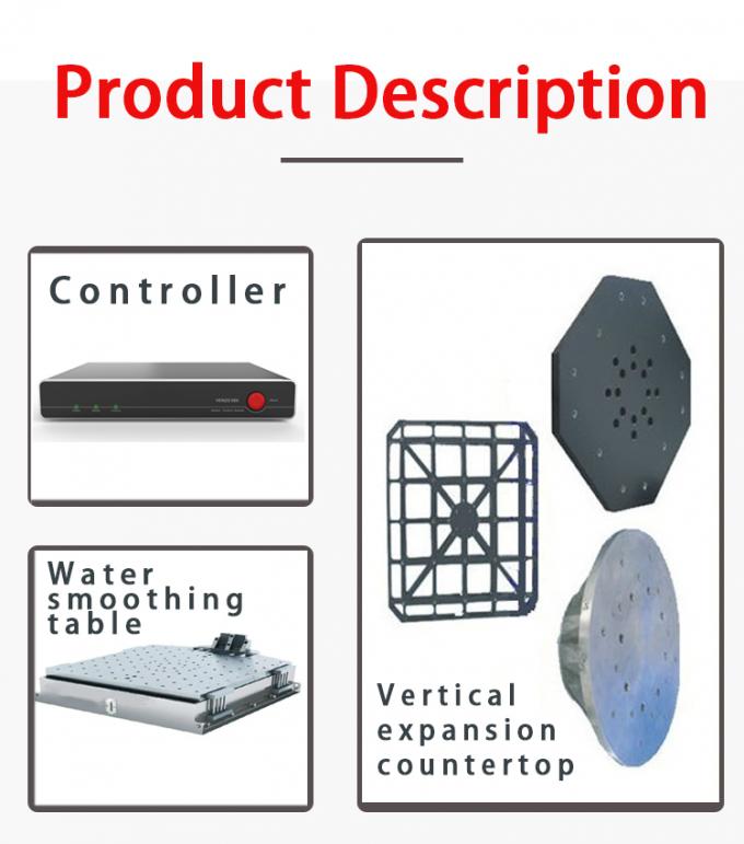 電動スリップのテーブルの振動試験装置に荷を積むISO 9001 300kg 1